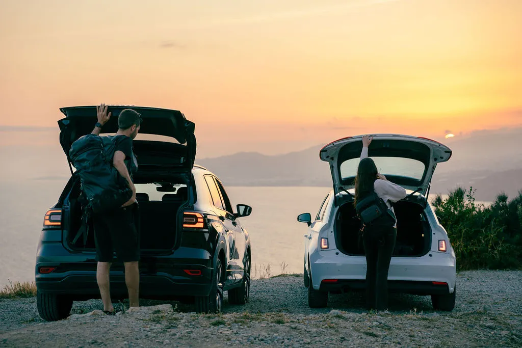 car-sunset