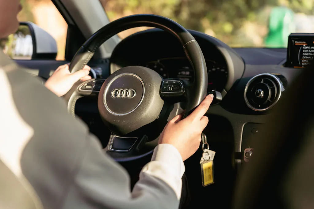 driving an Audi