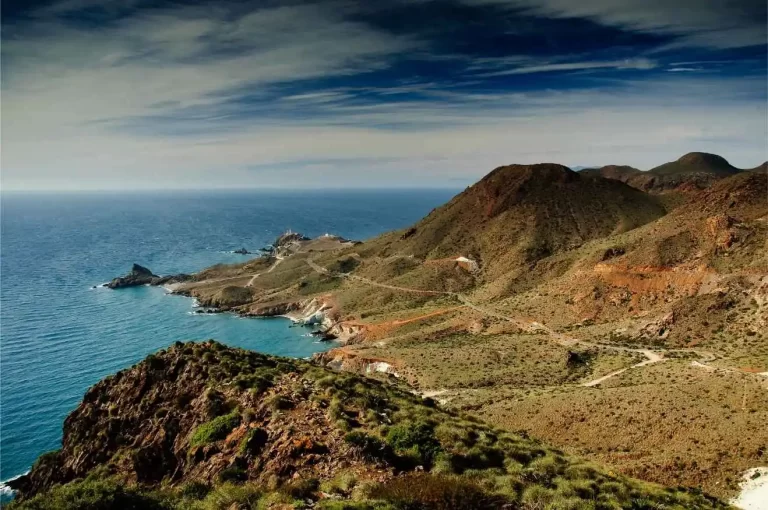 Volcanic cliffs and coves of the Cabo de Gata natural park