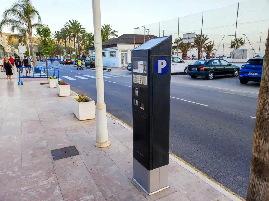 Regulierte Parkzonen in spanischen Städten
